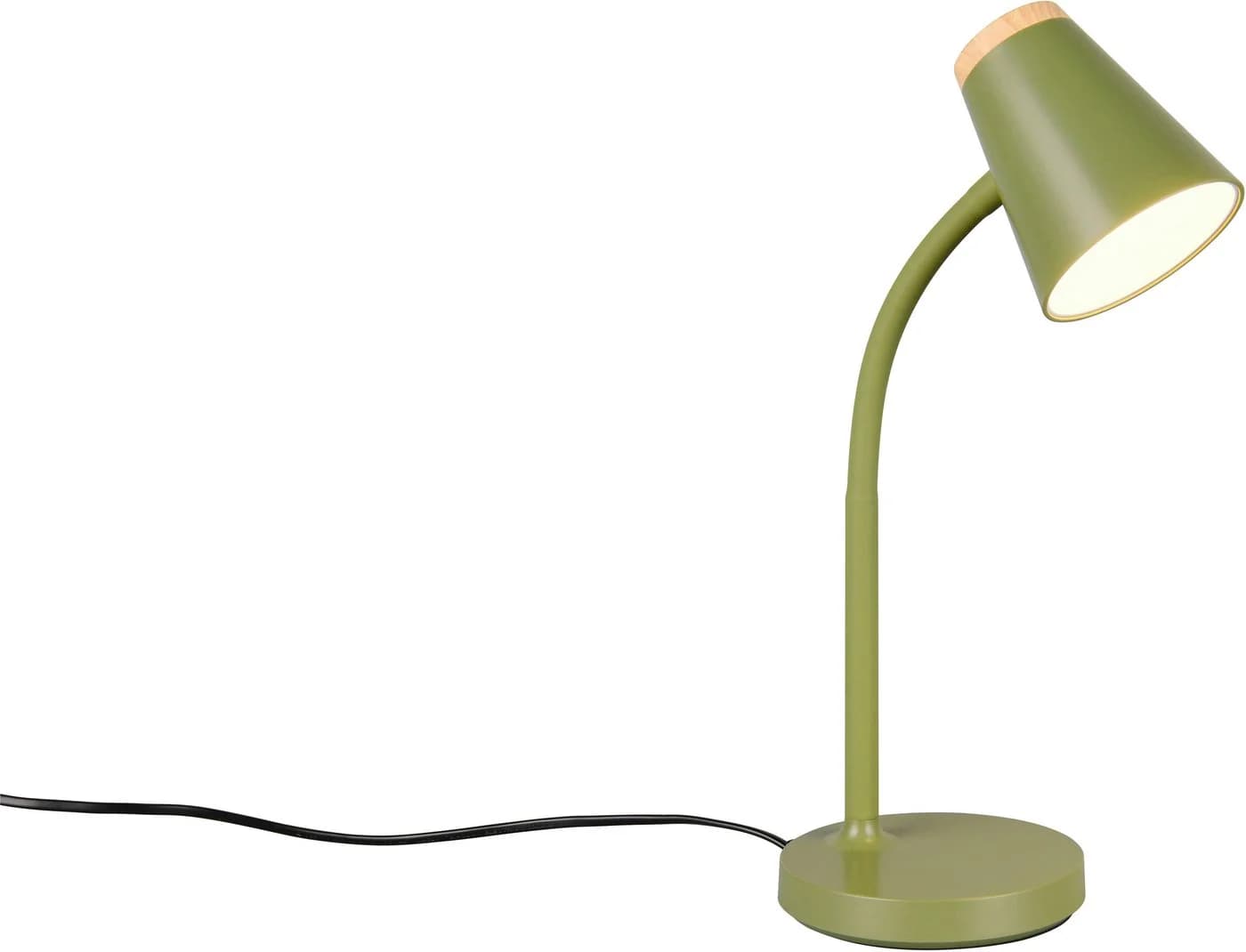 Reality Leuchten LED Tischleuchte PONGO, 4,5W 500 Lumen 3000K warmweiß, flexibel verstellbare Leselampe, Schreibtischlampe Höhe 36cm - Bild 3