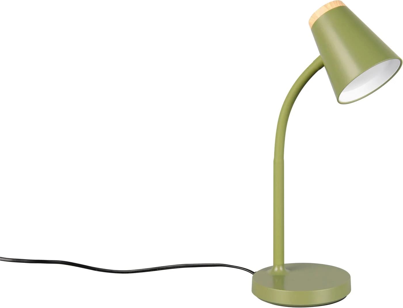 Reality Leuchten LED Tischleuchte PONGO, 4,5W 500 Lumen 3000K warmweiß, flexibel verstellbare Leselampe, Schreibtischlampe Höhe 36cm - Bild 4