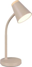 Reality Leuchten LED Tischleuchte PONGO Braun Sandfarben Kunststoff Bild 2