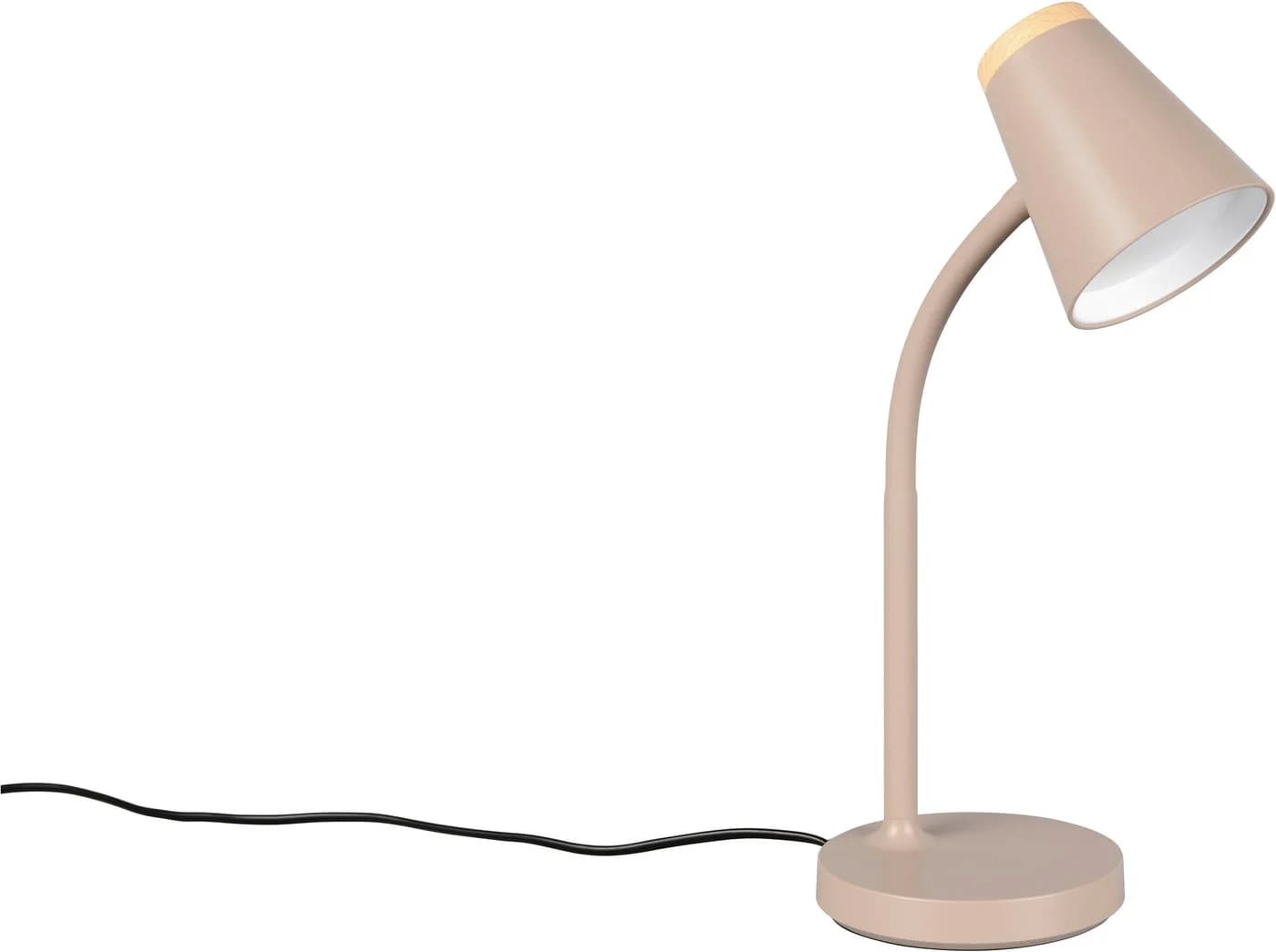 Reality Leuchten LED Tischleuchte PONGO Braun Sandfarben Kunststoff - Bild 5