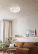 Reality Leuchten BIDAR Deckenleuchte mit Ventilator Weiß Bild 1