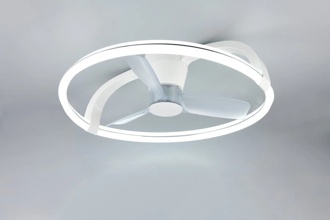 Reality Leuchten LED Deckenleuchte STOCKHOLM mit Ventilator, Deckenventilator mit Licht inkl. Fernbedienung, LED fest integriert, warmweiß - kaltweiß, 6 Geschwindigkeiten Timer Vor- & Rücklauf LED dimmbar CCT Nachtlicht - Bild 4
