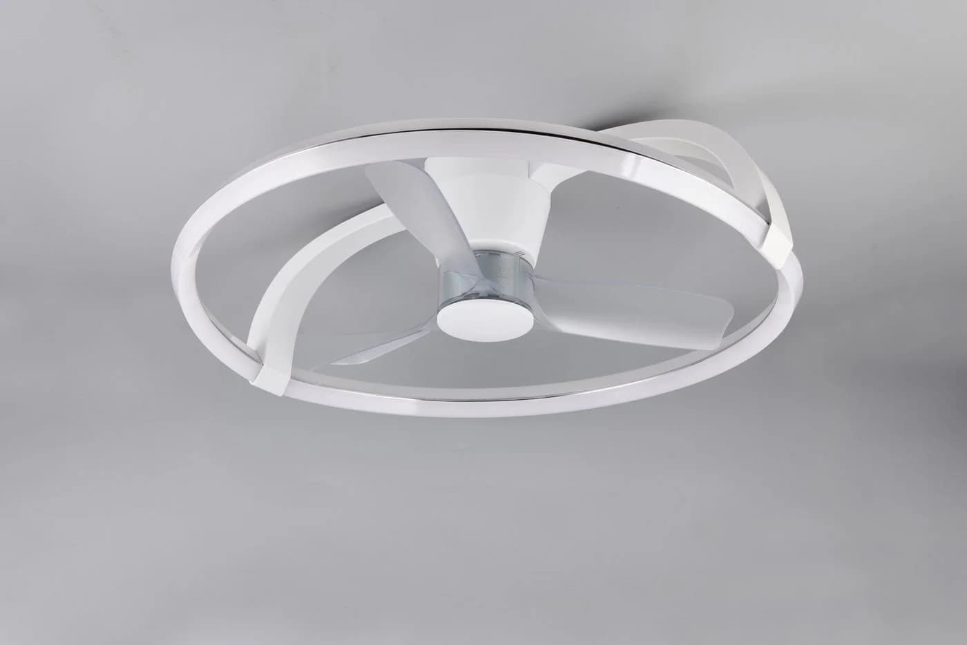 Reality Leuchten LED Deckenleuchte STOCKHOLM mit Ventilator, Deckenventilator mit Licht inkl. Fernbedienung, LED fest integriert, warmweiß - kaltweiß, 6 Geschwindigkeiten Timer Vor- & Rücklauf LED dimmbar CCT Nachtlicht - Bild 5