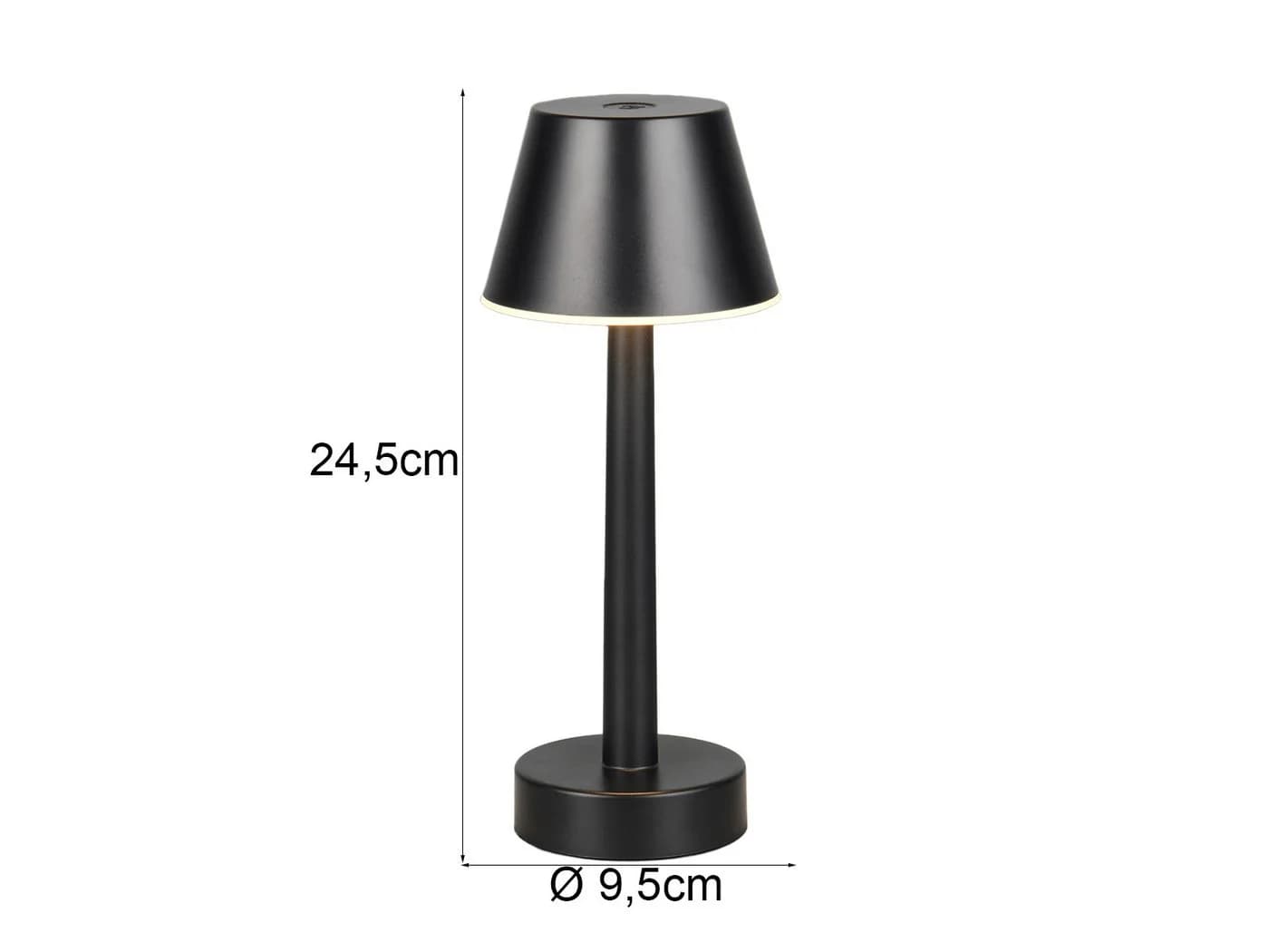 Reality Leuchten LED Tischleuchte Dimmfunktion Warmweiß 24,5cm - Bild 4