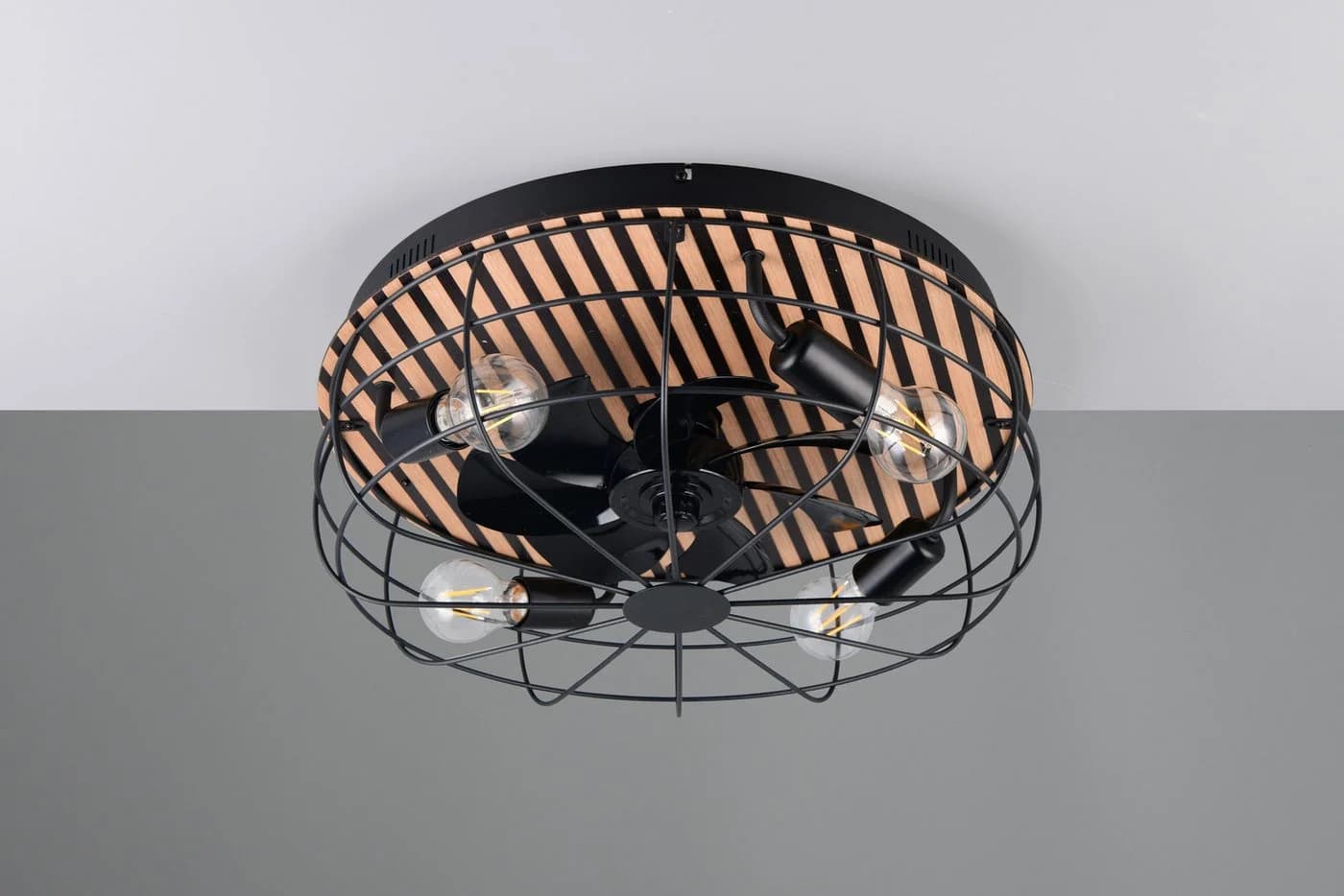 OTTO HOME Deckenleuchte Norran mit Ventilator Schwarz Matt - Bild 4