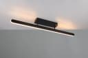 MY HOME LED Deckenleuchte Spedino Schwarz Matt Fernbedienung Dimmbar Bild 2