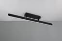 MY HOME LED Deckenleuchte Spedino Schwarz Matt Fernbedienung Dimmbar Bild 4