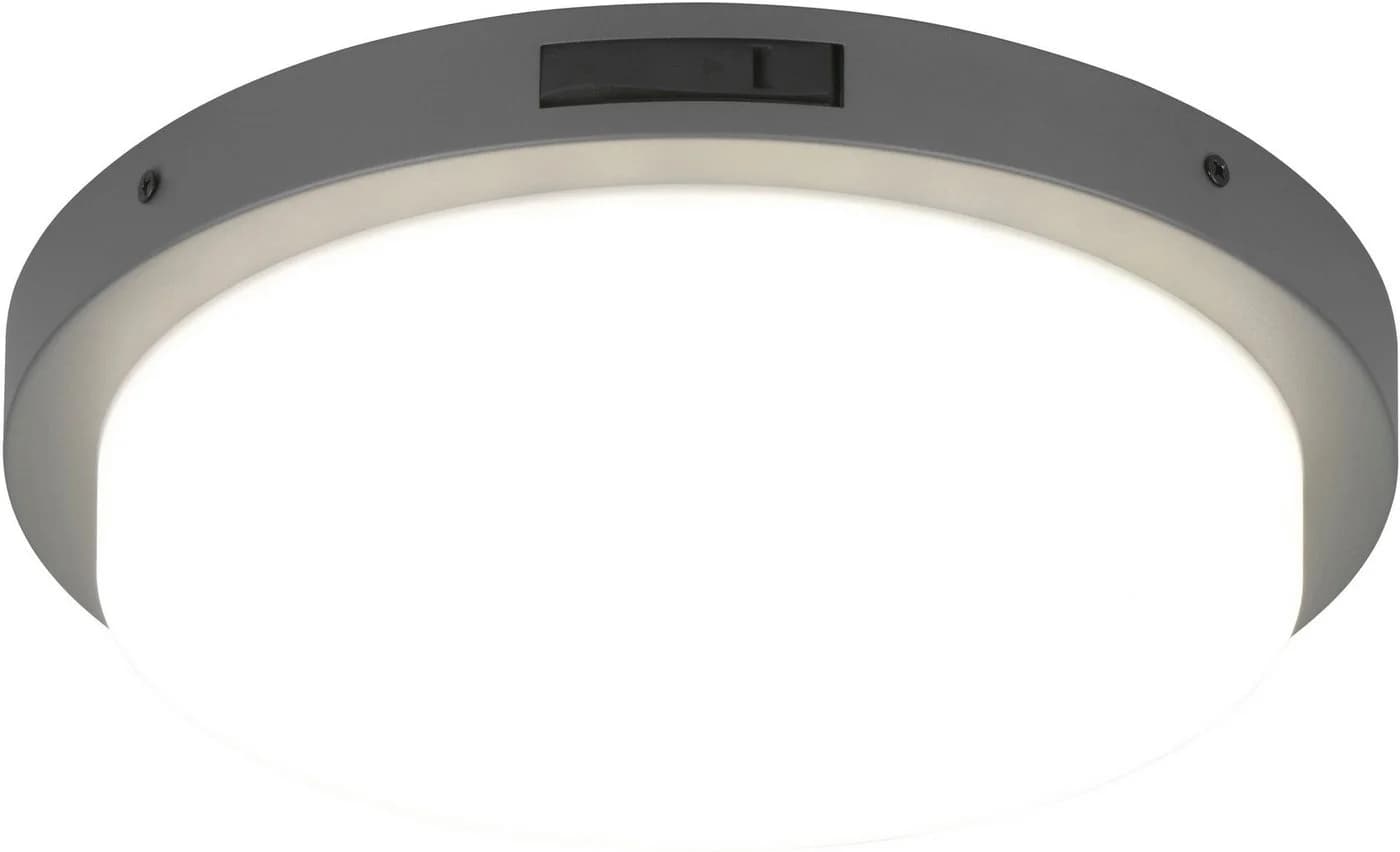 Trio LED-Außenwandleuchte Bermejo, rund, Sensor, CCT, anthrazit - Bild 3