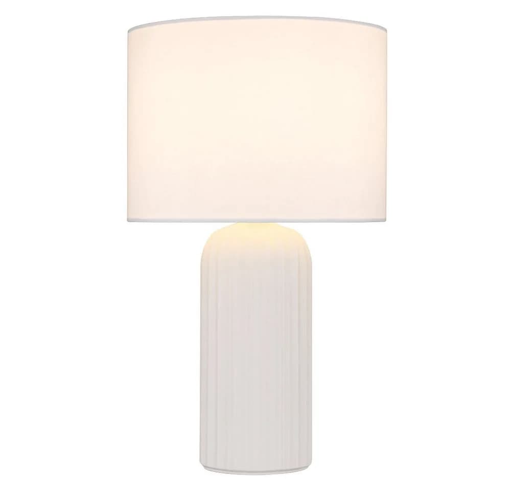 Reality Leuchten Schreibtischlampe weiß Keramik E27 - Bild 2