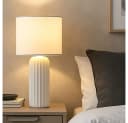 Reality Leuchten Schreibtischlampe weiß Keramik E27 Bild 3