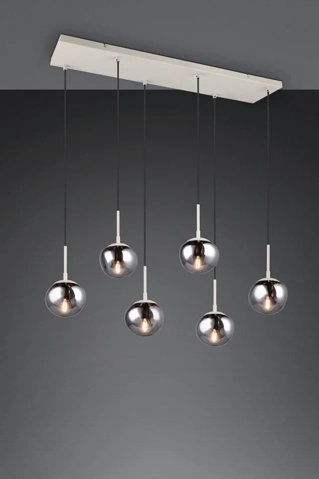 s.Oliver Pendelleuchte ANJELLA 6-flammig Beige/Grau - Bild 3
