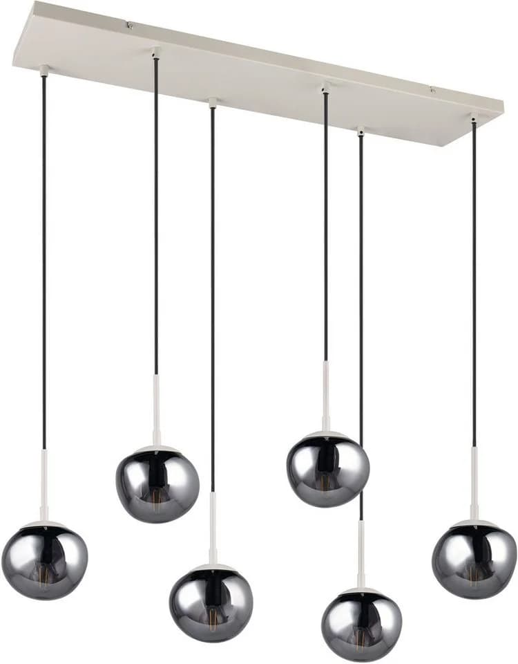 s.Oliver Pendelleuchte ANJELLA 6-flammig Beige/Grau - Bild 4