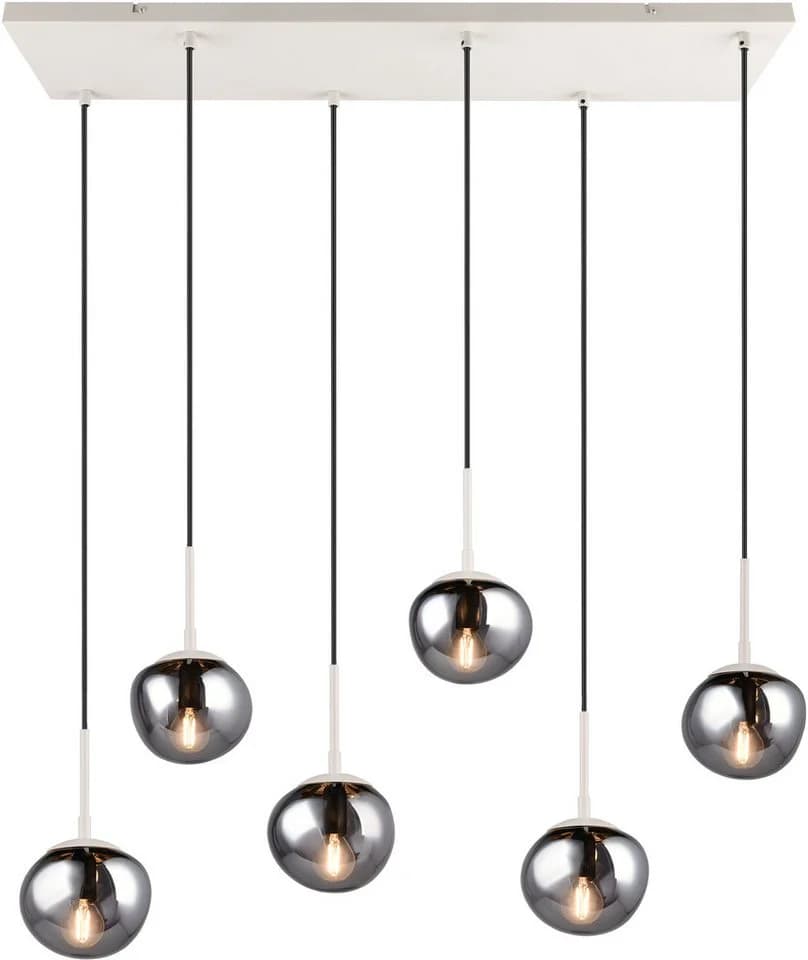 s.Oliver Pendelleuchte ANJELLA 6-flammig Beige/Grau - Bild 5