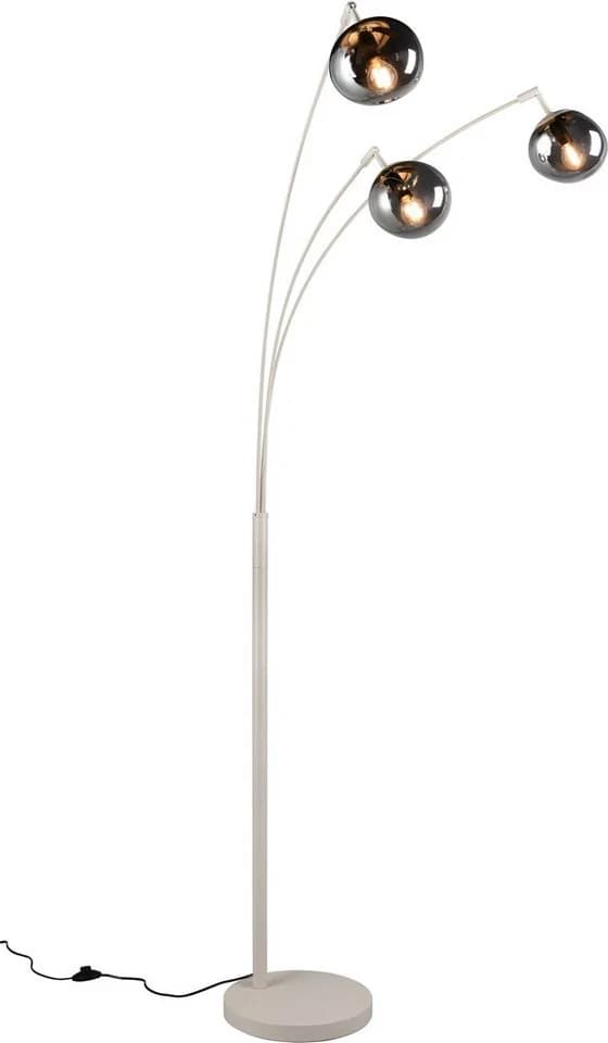 s.Oliver Stehlampe ANJELLA Beige/Grau 3x E14 195x65x72 cm - Bild 2