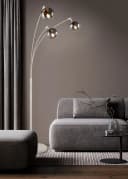 s.Oliver Stehlampe ANJELLA Beige/Grau 3x E14 195x65x72 cm Bild 3