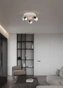 s.Oliver Deckenleuchte ANJELLA Beige/Grau E14 3x10W Bild 3