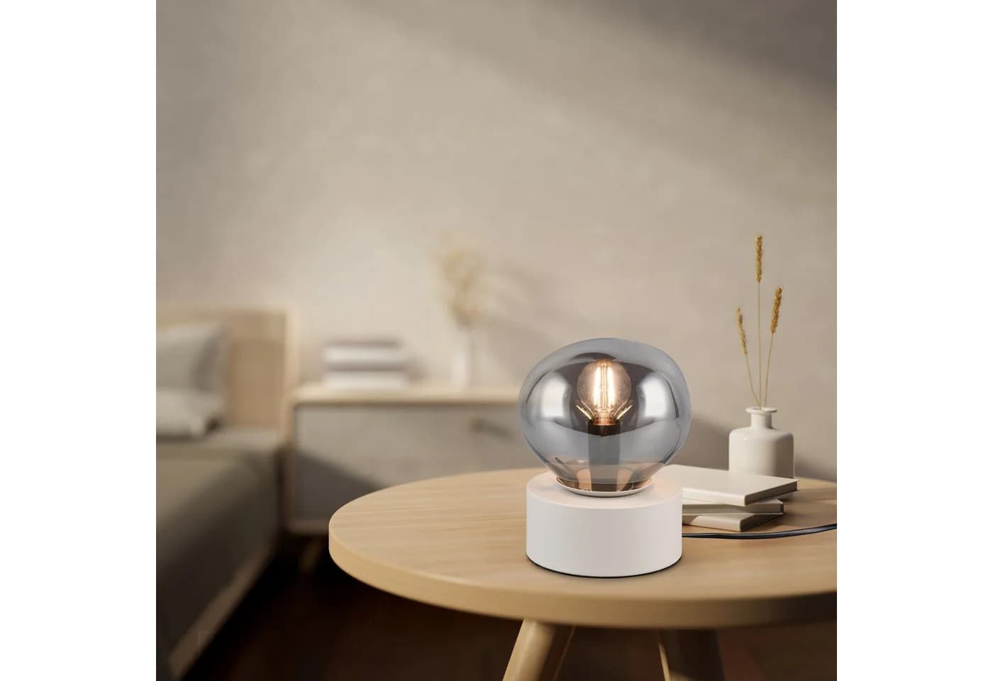 s.Oliver Tischleuchte ANJELLA Beige Metall Touch-Bedienung - Bild 4
