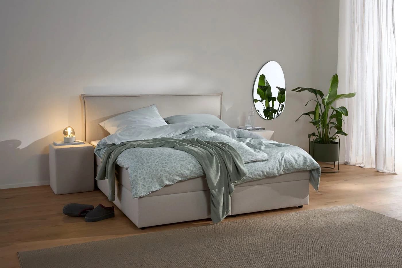 s.Oliver Tischleuchte ANJELLA Beige Metall Touch-Bedienung - Bild 5