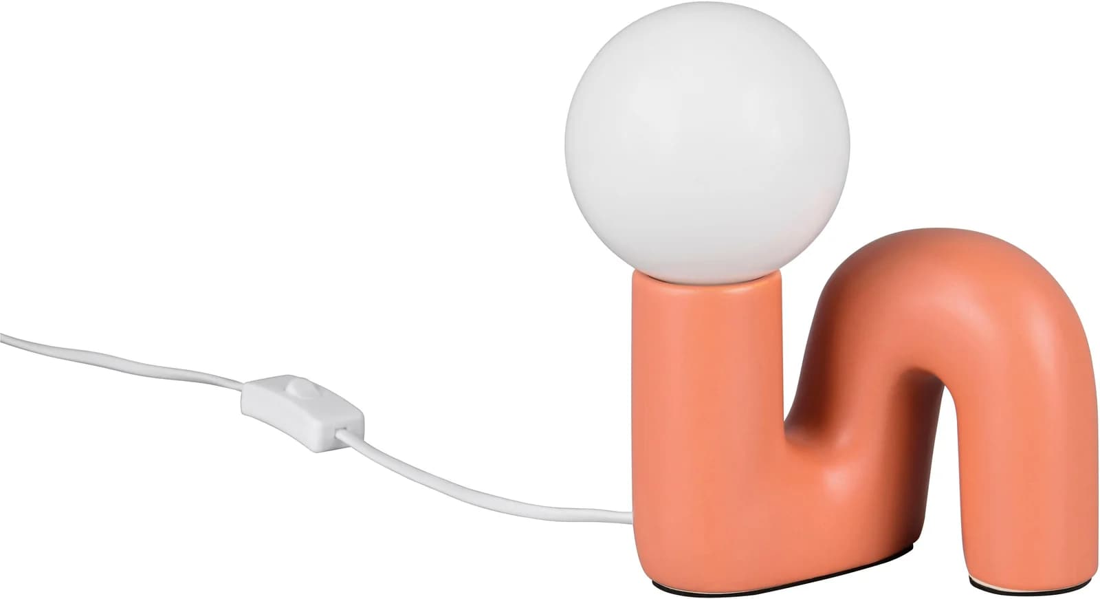 Tischleuchte Quinn Orange Keramik/Glas G9