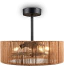 Reality Leuchten Deckenventilator SMILLUM Schwarz mit Licht Bild 3