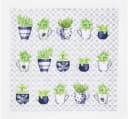 Kracht Geschirrtuch Gartenkräuter 3er Pack Baumwolle Bild 1