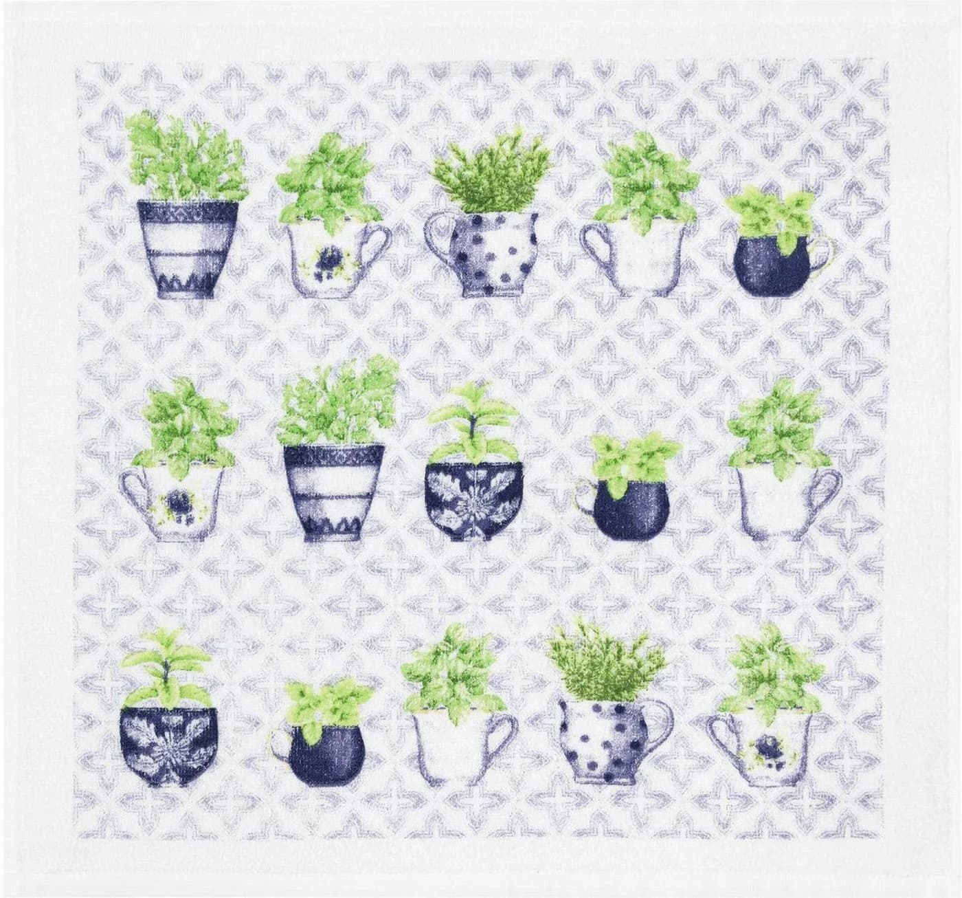 Kracht Geschirrtuch Gartenkräuter 3er Pack Baumwolle