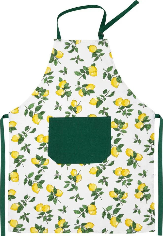 Kracht Kochschürze Zitronen Baumwolle Motiv