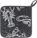 Kracht Topflappen Seafood 2er Set Baumwolle Schwarz Bild 1