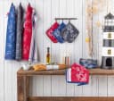 Kracht Topflappen Seafood 2er Set Baumwolle Schwarz Bild 4
