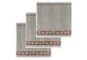 Kracht Geschirrtuch Waldpilze 3er Pack Frottee Baumwolle Braun Bild 2