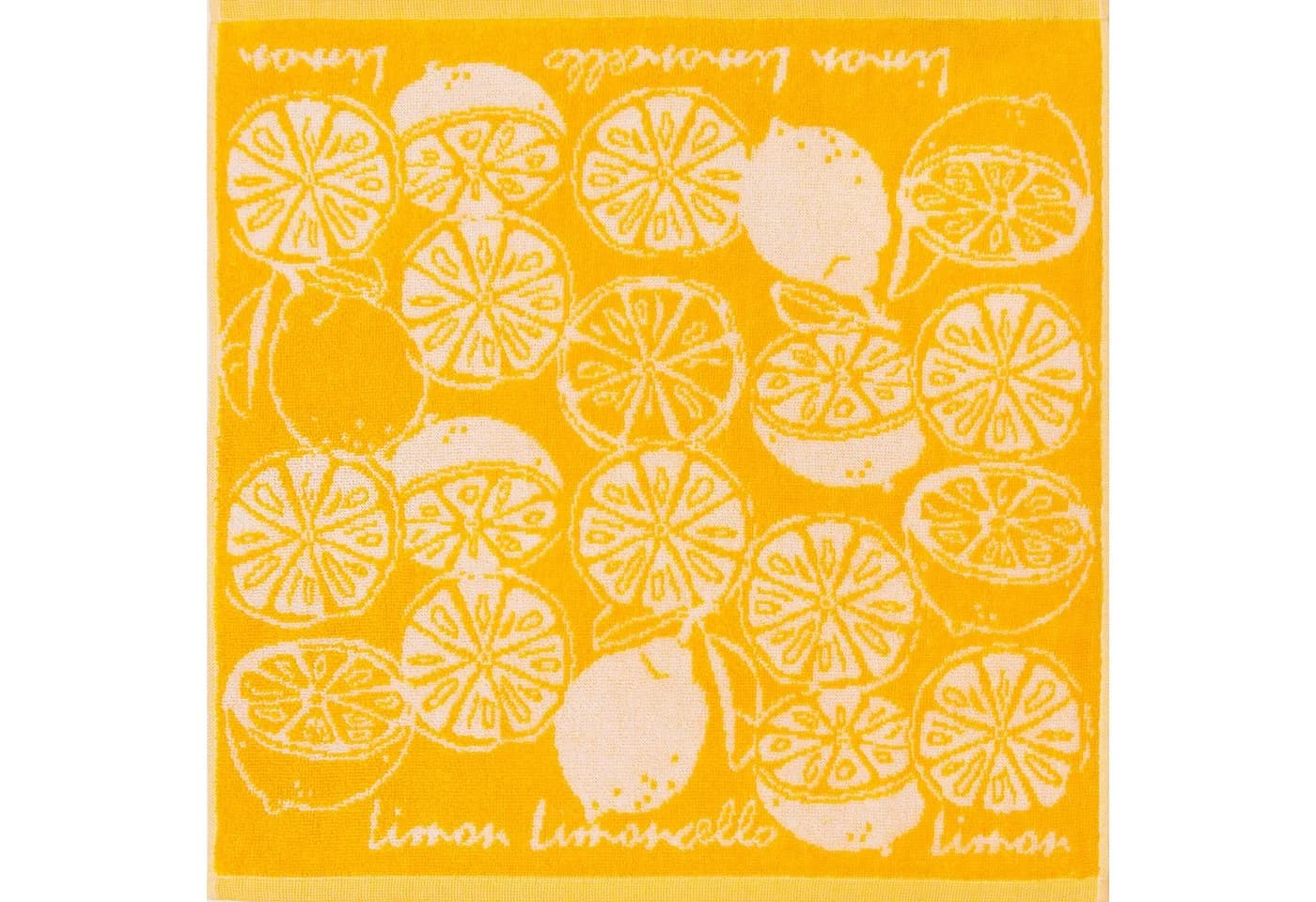 Kracht Frottier-Geschirrtuch "Limoncello" 3er-Pack Baumwolle Motiv