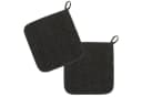 Kracht Topflappen Bricks 2er Set Schwarz Baumwolle Frottier Bild 2