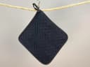 Kracht Topflappen Bricks 2er Set Schwarz Baumwolle Frottier Bild 3