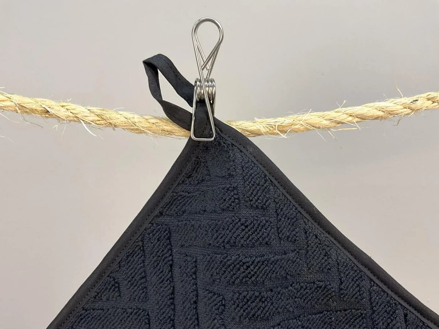 Kracht Topflappen Bricks 2er Set Schwarz Baumwolle Frottier - Bild 4