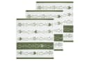 Kracht Geschirrtuch Kiss Fish 3er Pack Frottee 100% Baumwolle Grün Bild 2