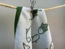 Kracht Geschirrtuch Kiss Fish 3er Pack Frottee 100% Baumwolle Grün Bild 4