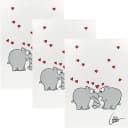 Kracht Geschirrtuch Ottifant 3er-Pack Halbleinen Motiv Bild 2