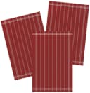 Kracht Geschirrtuch Scandic Streifen 3-tlg. Rot Halbleinen Bild 2
