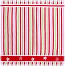 Kracht Geschirrtuch Set 3-tlg. Blümchen Rot Frottee Baumwolle Bild 1