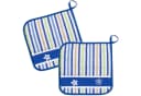Kracht Topflappen Blümchen Baumwollfrottier 2er Set Bild 2