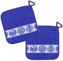 Kracht Topflappen Teller 2er-Set Baumwoll Frottier 22x22 cm Bild 2