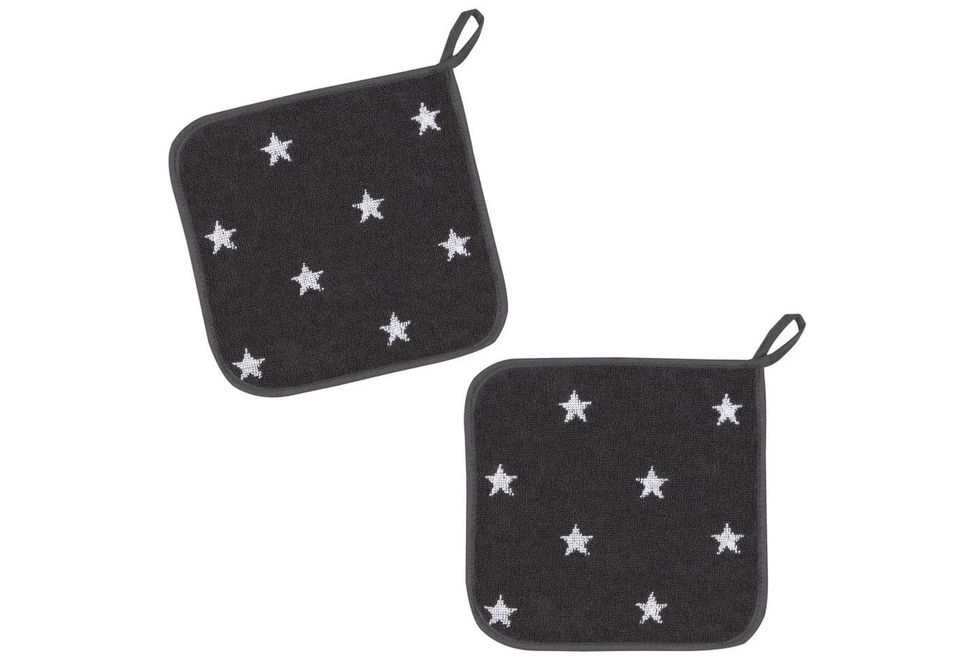 Kracht Topflappen Sternchen Baumwoll Frottier 2er Set - Bild 2