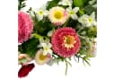Kunstkranz Künstlicher Belliskranz 30cm Gänseblümchen Türkranz Ostern Rosa Pink Floratexx GmbH Bild 1