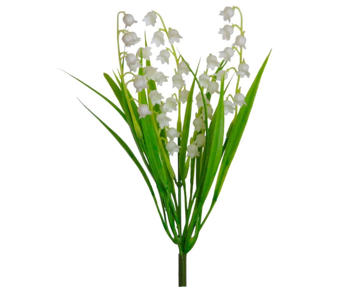 Floratexx GmbH Kunstblumen-Bund Maiglöckchen Weiß ca. 30 cm