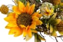 Botanic-Haus Kunstkranz Sonnenblumenkranz Gelb Grün Kunstfaser Bild 1