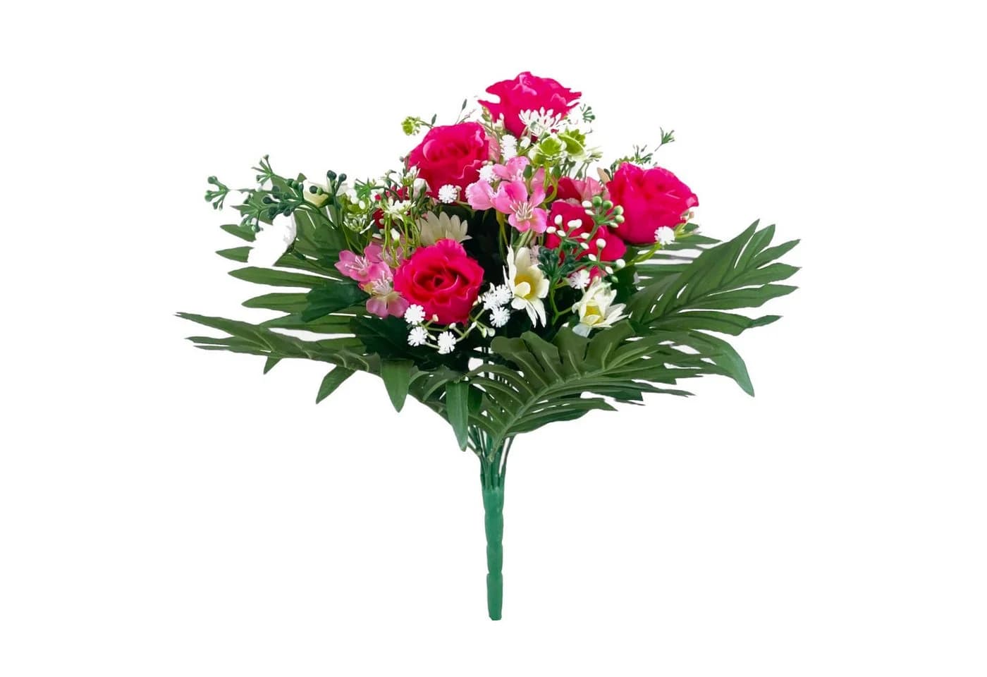 Kunstblumenstrauß in Weiß, Rosa und Pink - Bild 3