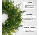 Künstlicher Thujakranz Türkranz Zypresse Winterdeko Weihnachten Ø40cm, Floratexx GmbH Bild 1