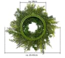 Künstlicher Thujakranz Türkranz Zypresse Winterdeko Weihnachten Ø40cm, Floratexx GmbH Bild 3