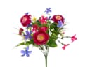 Kunstblumenstrauß Ranunkel-Mix Weiß Lila Pink 35cm Floratexx Bild 2