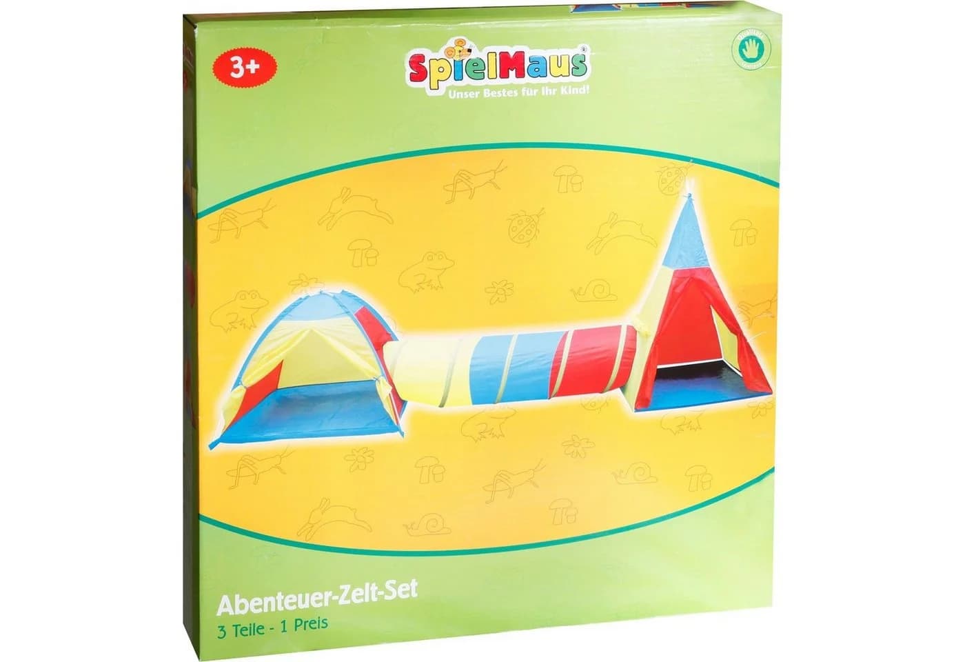 Vedes SpielMaus Abenteuer-Zelt-Set mit Igloo, Tube & Zelt - Bild 2